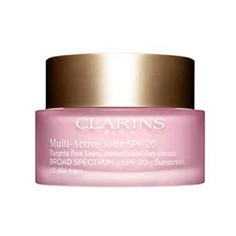 Clarins Multi-Active Day Cream SPF 20 | Anti-Aging Moisturizer | UVA/UVB Protection | Minimizes Fine Lines | Boosts Radiance